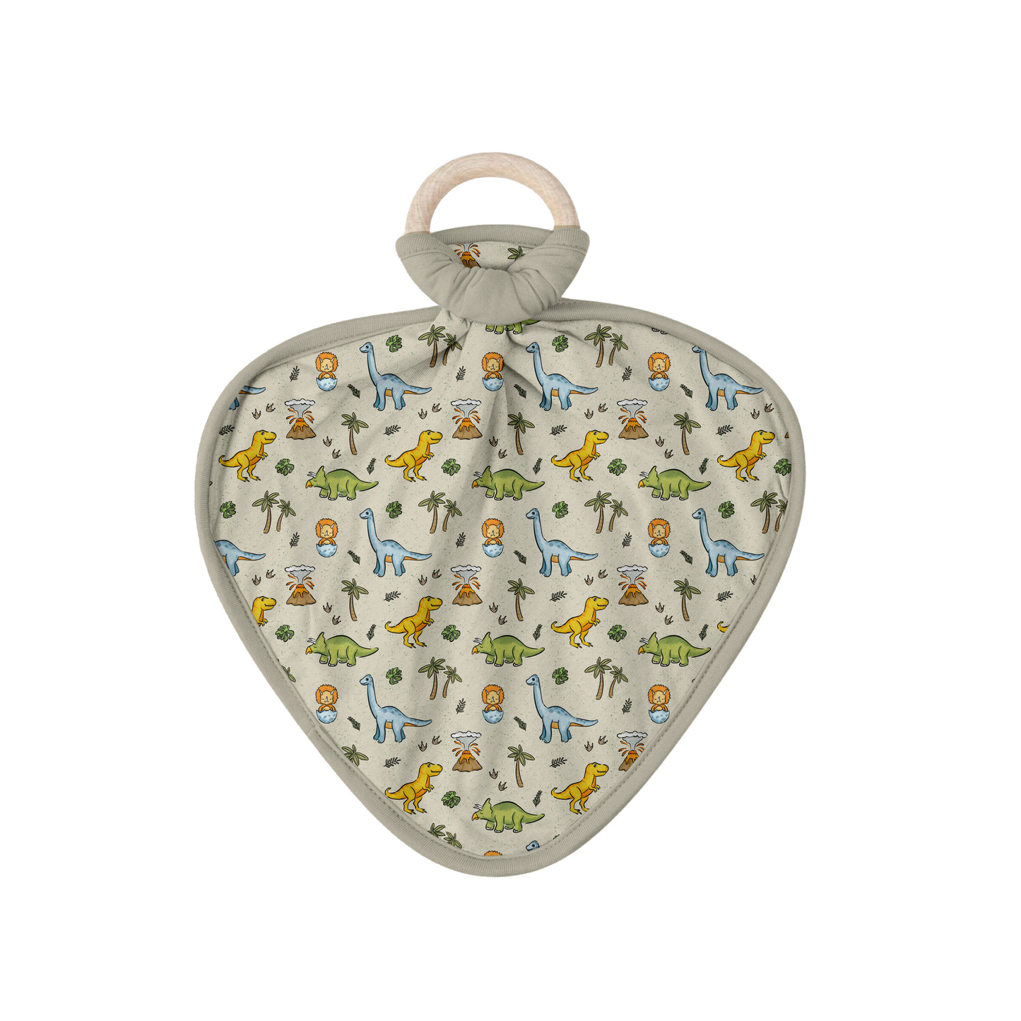 PREHISTORIC PARADISE | Lovie with Wooden Ring | READY TO SHIP