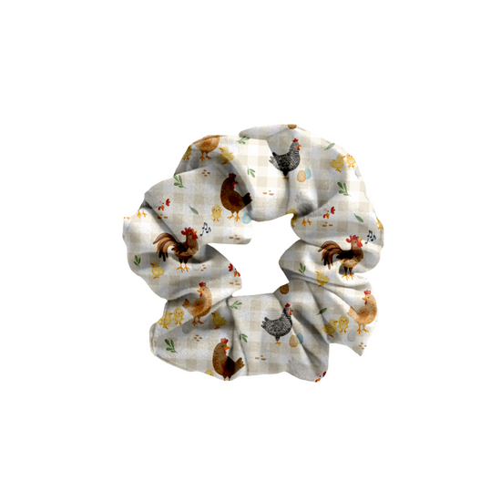 BACKYARD CHICKENS | Hair Scrunchie | READY TO SHIP
