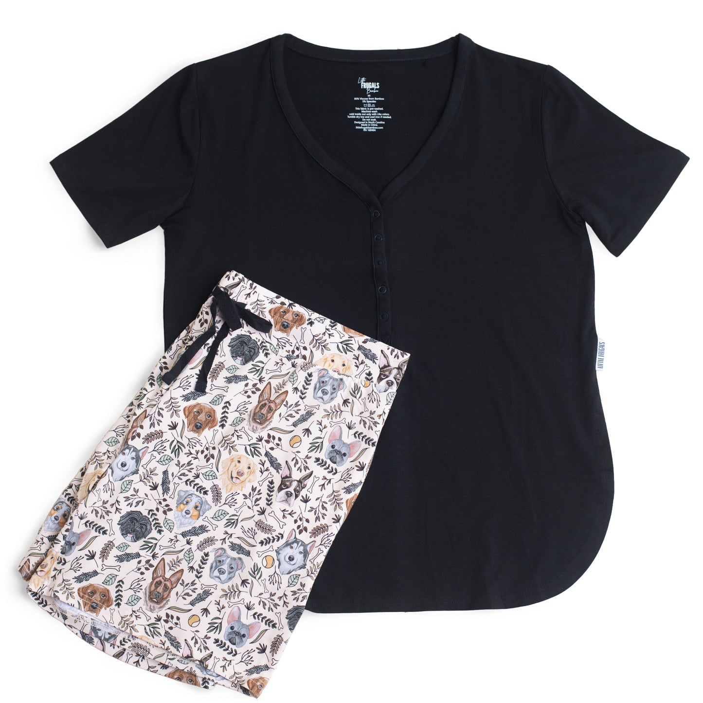 DOODLES + DOGS | WOMEN'S SHORTS SET | READY TO SHIP