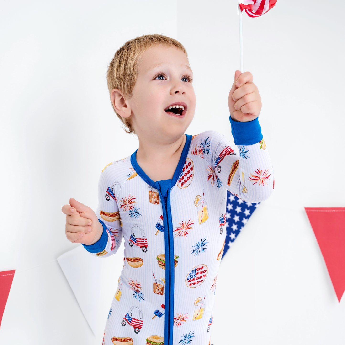 AMERICAN DREAMS | Upgraded Convertible Zippy Rompers