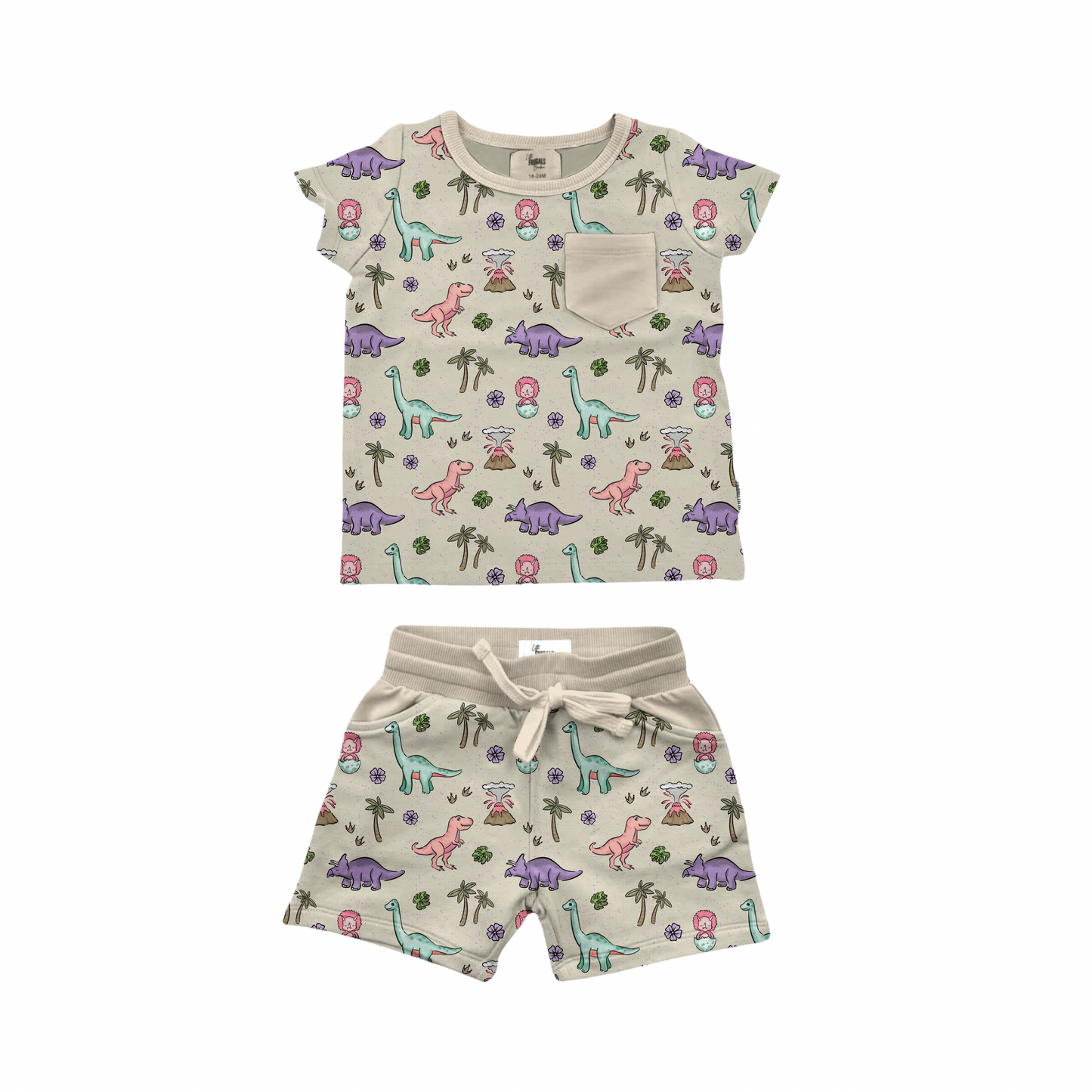 PREHISTORIC PARADISE | DAYWEAR TERRY TEE + SHORTS SET | ETA MID-LATE JULY