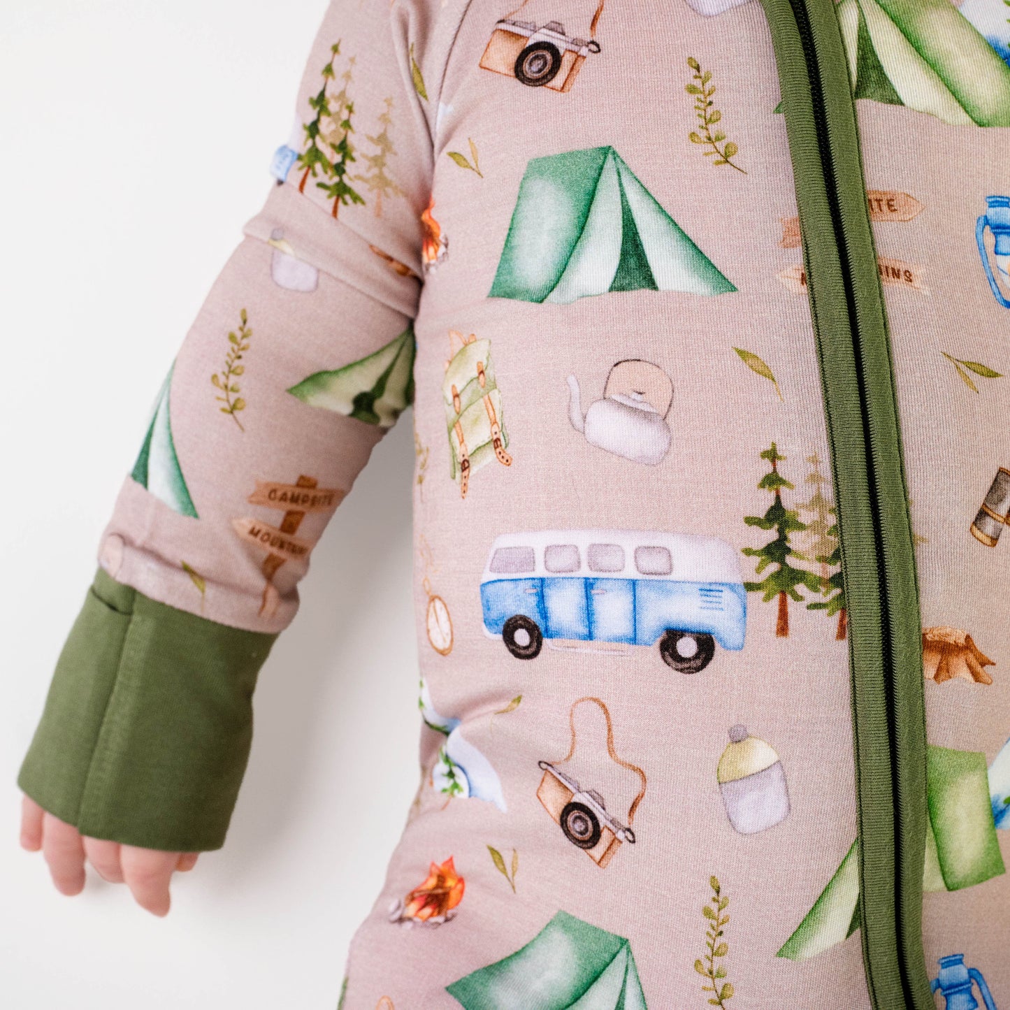 CAMPING | Upgraded Convertible Zippy Rompers | READY TO SHIP