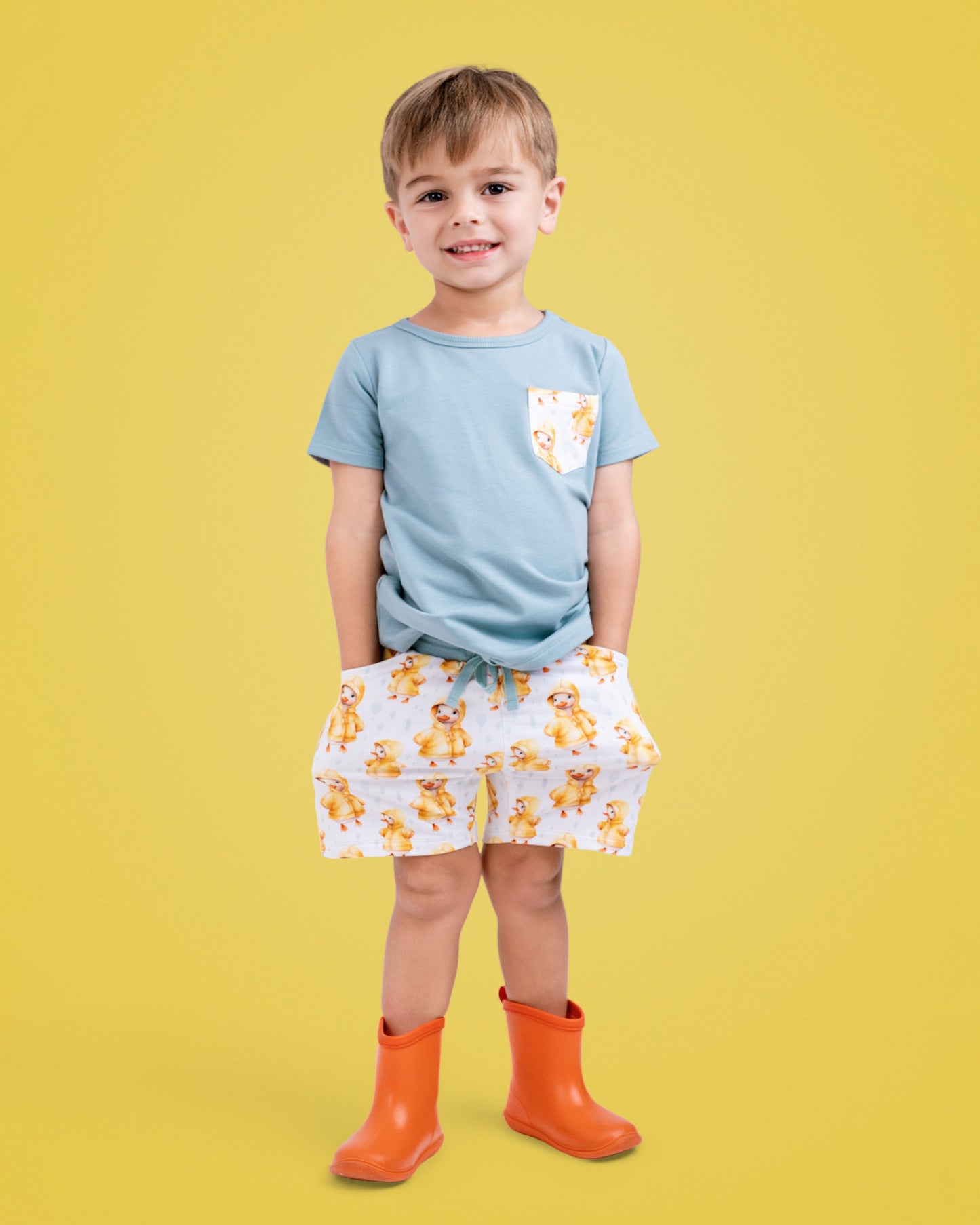 PITTER PATTER | DAYWEAR TERRY TEE + SHORTS SET | READY TO SHIP