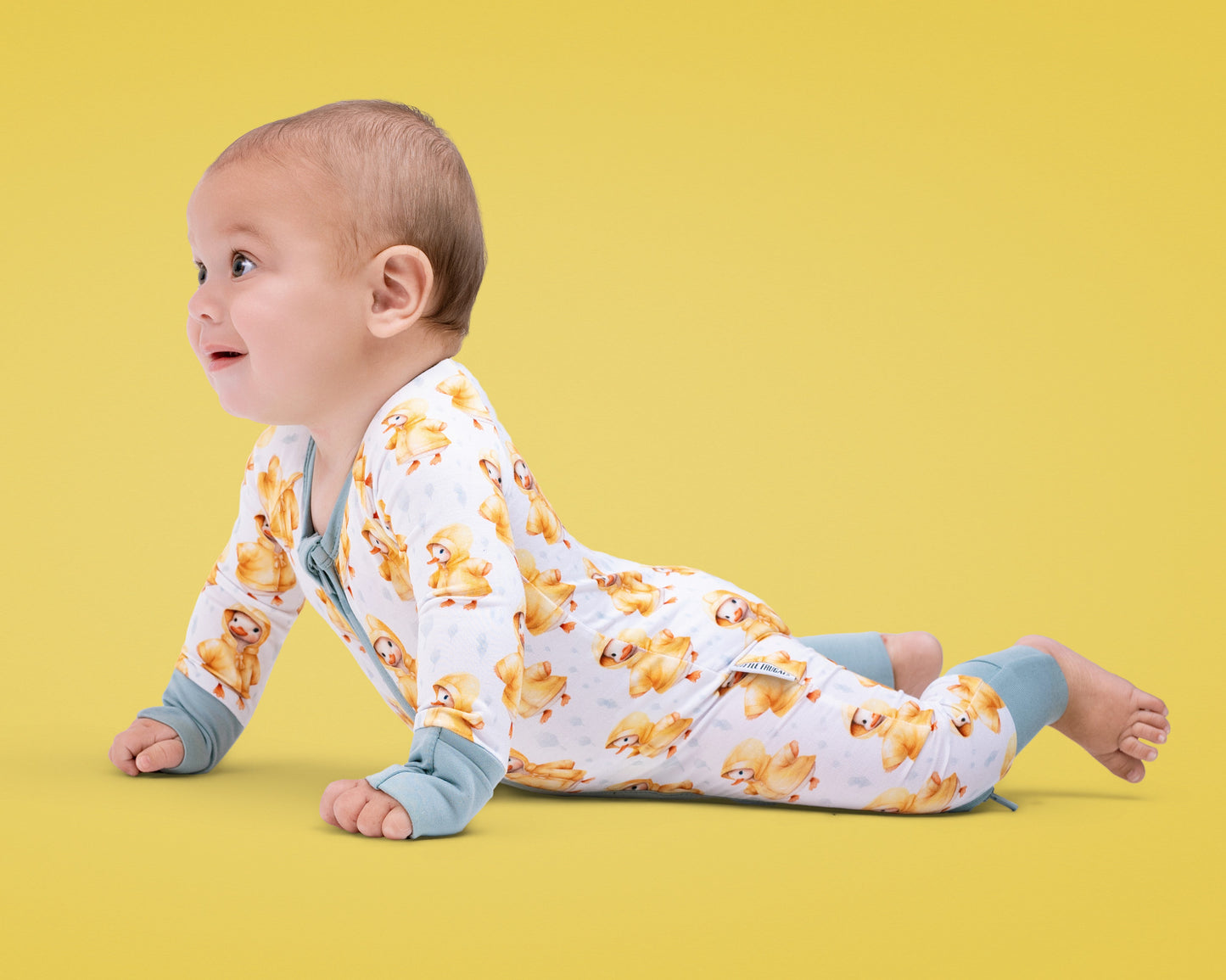 PITTER PATTER |  Upgraded Bamboo Rompers with Convertible Footies and Non-slip Grips | READY TO SHIP