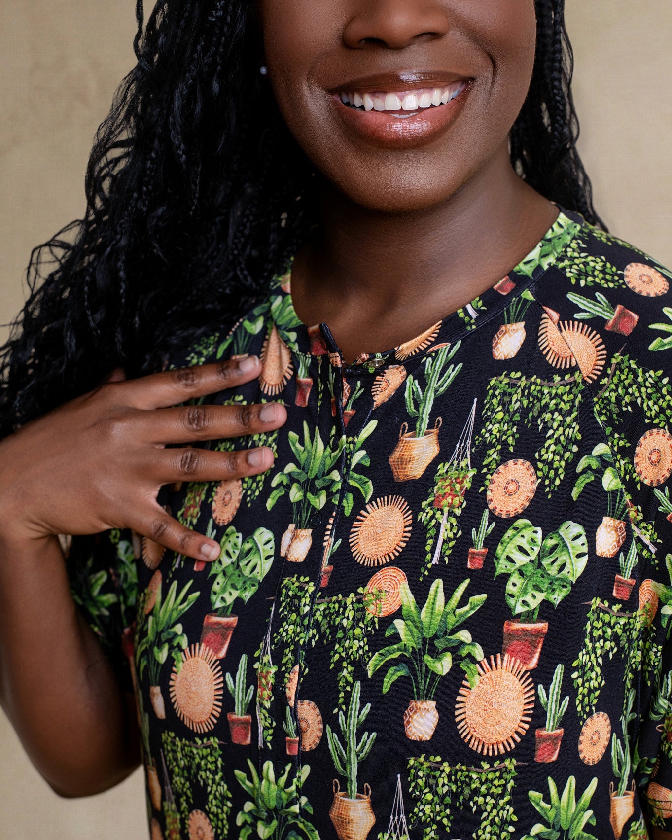 LEAVES + WEAVES |  SLEEP DRESS NIGHTGOWN | READY TO SHIP