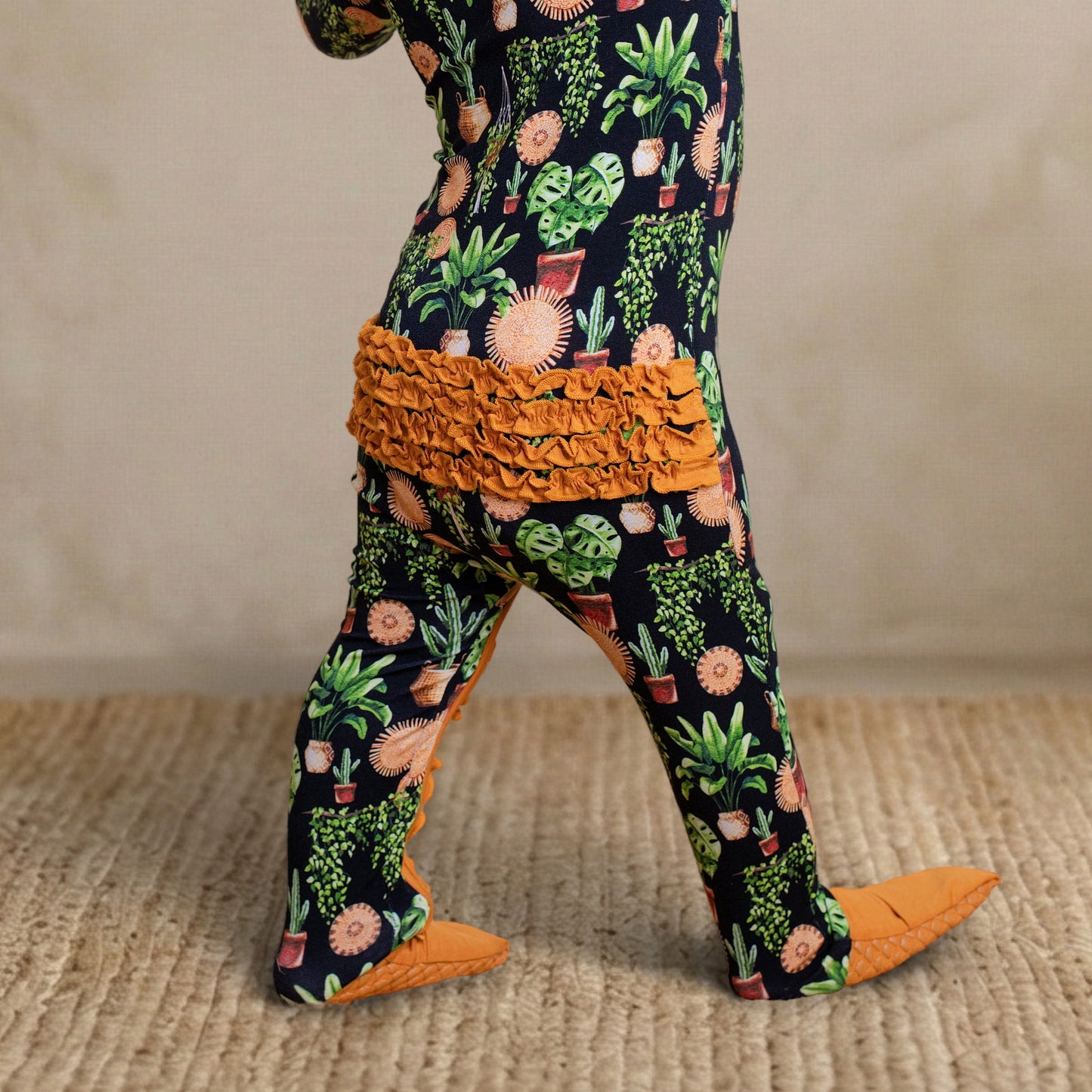 LEAVES + WEAVES  | CONVERTIBLE DOUBLE ZIPPER ROMPER | READY TO SHIP