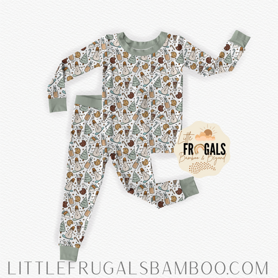 SNOWY SLOPES | Kid's Two Piece Bamboo Sets