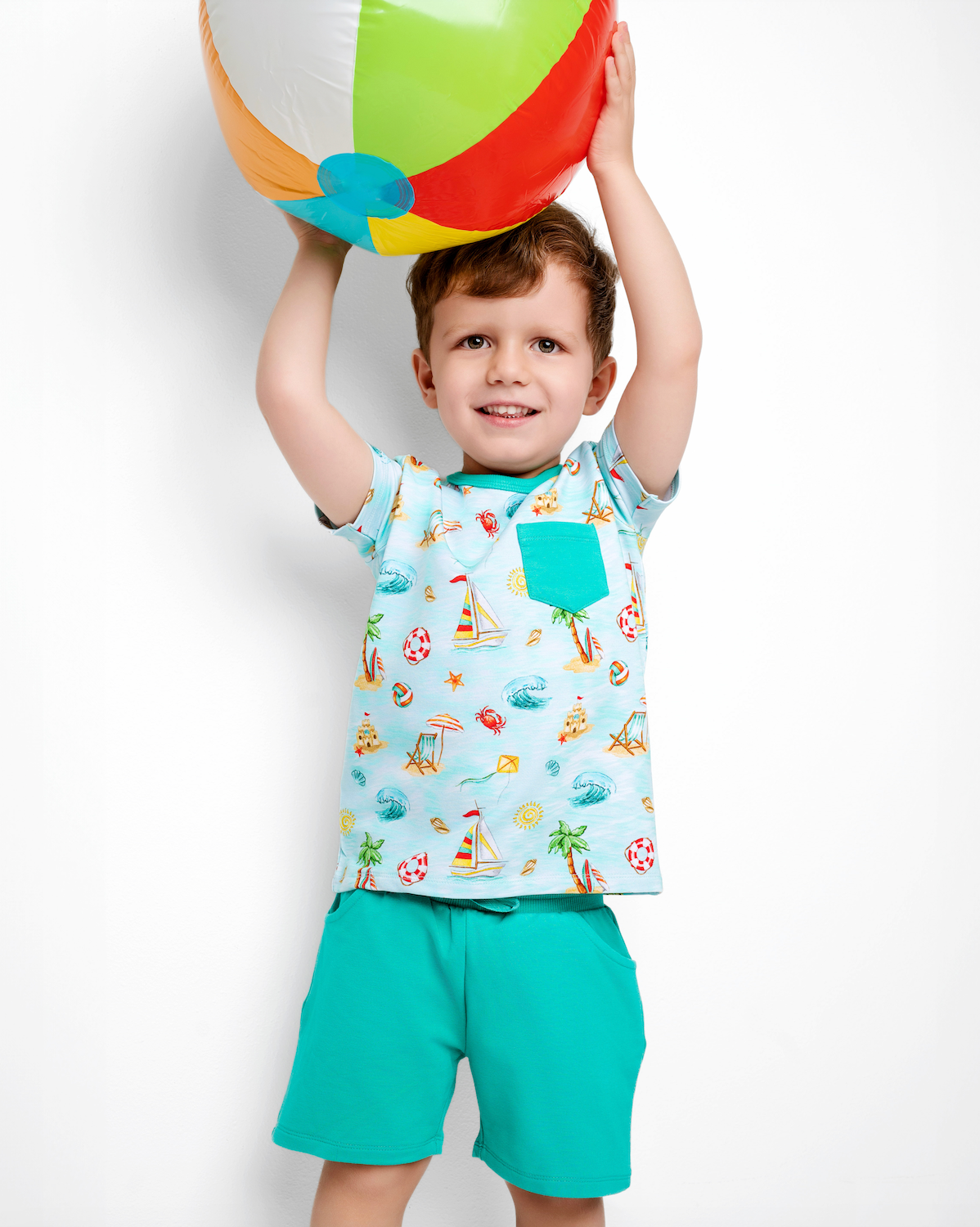 BEACH DAY | DAYWEAR TERRY TEE + SHORTS SET | READY TO SHIP