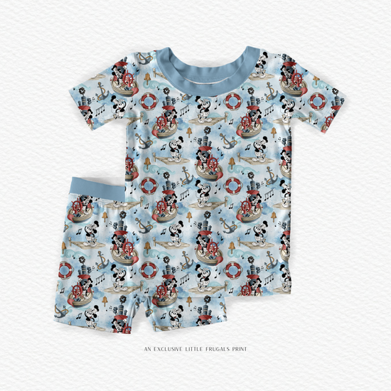 STEAMBOAT WILLIE | Kid's Two Piece Bamboo Sets | FINAL SALE